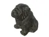 Product image 1 of the product “Seated Bulldog, cast stone, antique finish. In the sizes from 30 to 40cm. ”